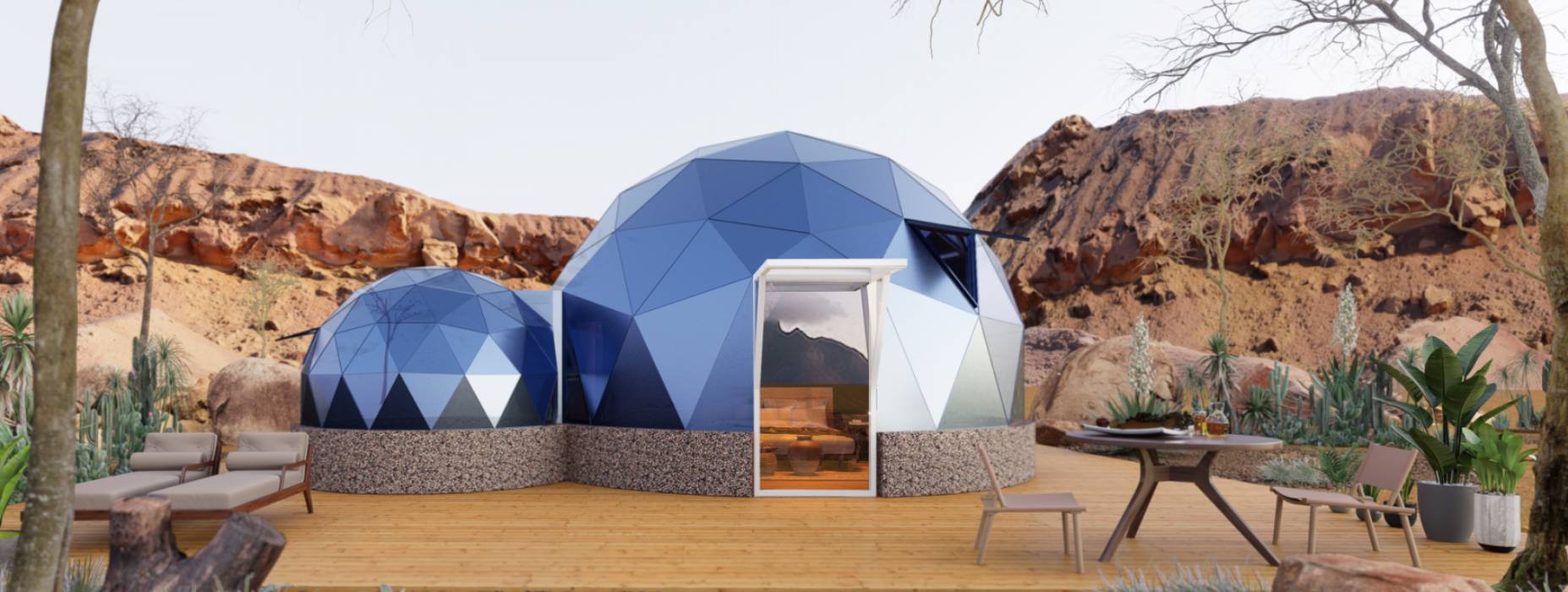 丰顺县球形智能光伏玻璃星空房